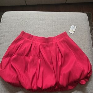 Vibrant Red Skirt